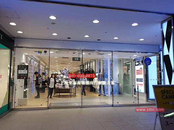 高档商场专卖店玻璃感应门