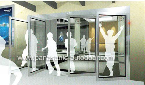 Emergency fast opening automatic door